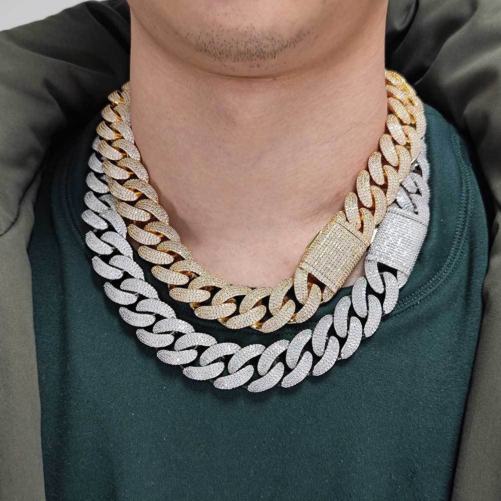 Klador 4 Rows Bubble Custom Cuban Link Chain