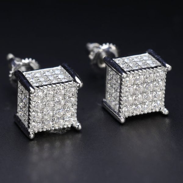 KLADOR CUSTOM SQUARE KITE STUD EARRING