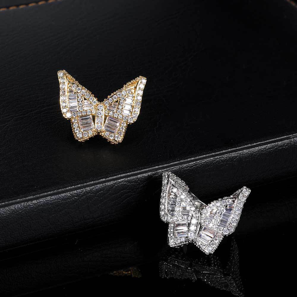 KLADOR CUSTOM BAGUETTE BUTTERFLY RING