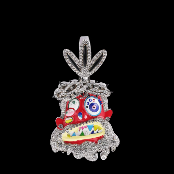 KLADOR CUSTOM COLORFUL ENAMEL JESUS PENDANT