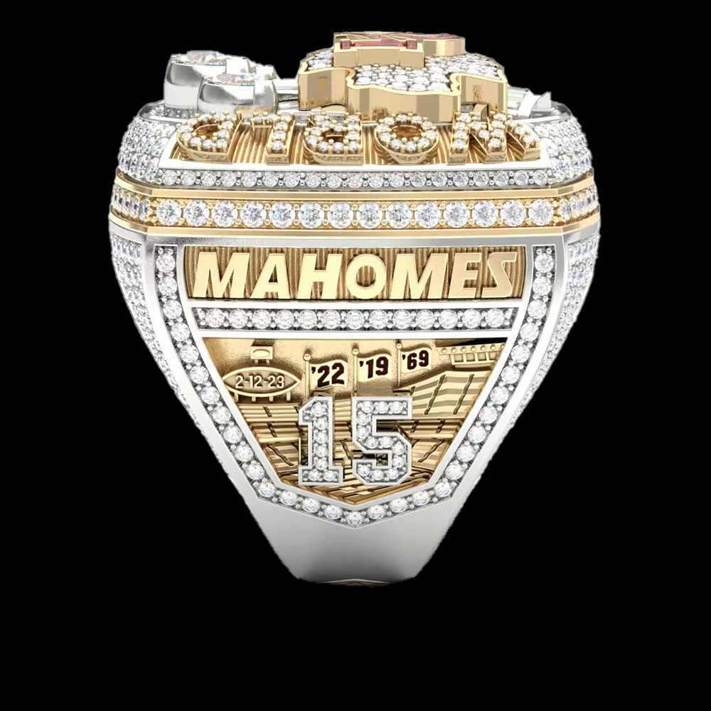 Custom Moissanite NFL Super Bowl 57 Kansas City Chiefs Champions Ring